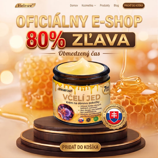 🐝💎 Healrize® Komplexný krém na tvár s včelím jedom – Nová generácia prírodnej starostlivosti o pleť pre hydratovanejšiu, hladšiu a žiarivejšiu pokožku 🌿✨